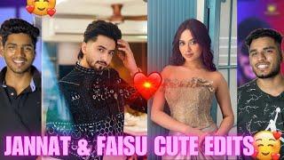 Reaction on Faisu & Jannat Jubair Cute Moments Edits  | Brozone React