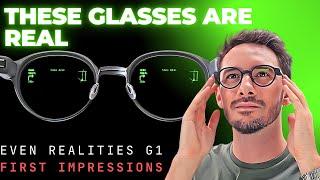 Digital Glasses Are Here! Even Realities G1 First Impressions