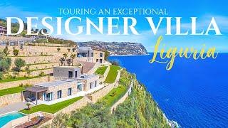 Touring a MODERN DELIGHT on the RIVIERA DEI FIORI in Italy | Lionard Luxury Real Estate