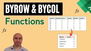 Excel BYROW and BYCOL Functions (Two Examples)