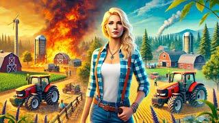 MEGA FARM after FIRE!  0$ START  Farming Simulator 22