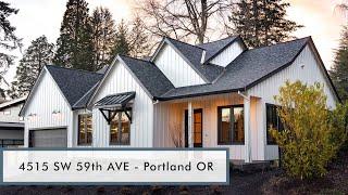 2023 New Portland Home: Stunning Modern Farmhouse in 4K