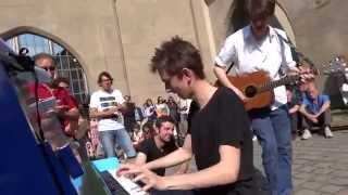 NICOLA TENINI - AMAZING BOOGIE WOOGIE JAM SESSION! - STREET PIANO MUNICH 2013 - PLAY ME I'M YOURS