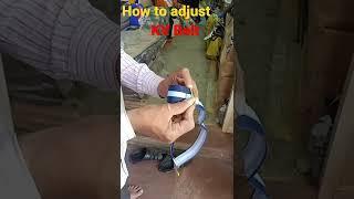 How to adjust KV School belt ( uniform )