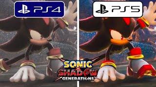 Sonic X Shadow Generations PS4 vs PS5 Graphics Comparison