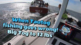 When Tautog fishing goes wrong! Big Tog to 12lbs