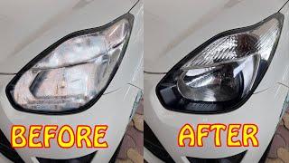 How to remove condensation from a car head light and prevent condensation #car #headlight