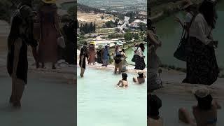 The Beauty of Nature Pamukkale Turkey - Summer Vacation #pamukkale