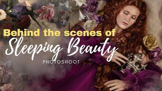 The Sleeping Beauty photoshoot | Behind the scenes of my billboard project!