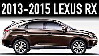 2013-2015 Lexus RX 350.. The Only Good Used SUV?