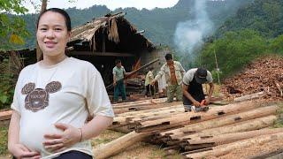 Cook A Full Meal & Invite The Builders - Rainy Day Life of a Pregnant Woman - Lý Thị Ca