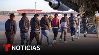 La Casa Blanca anuncia el inicio de los vuelos de deportación | Noticias Telemundo