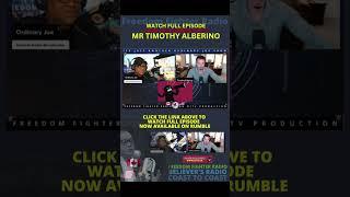 Timothy Alberino on Freedom Fighter Radio