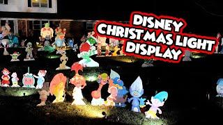 The Best Christmas Display in Ohio! Disney Characters come to life!