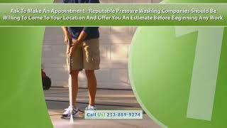 How to select a South Bay Pressure Washing company.  PropertyWash.com Palos Verdes , Hermosa Beach