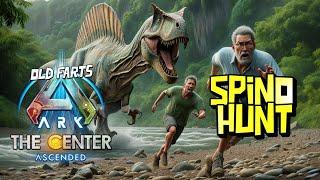 Spino Hunt Scare - Ark Ascended Multiplayer - Old Farts  (ep16)