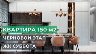 Качественный ремонт квартир под ключ в Москве. Ремонт в квартире 150 м2 ЖК Суббота