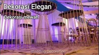 Dekorasi wedding mewah di gedung |Venue dekorasi gedung terbaru