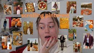 Youtober Day One : Scrolling Pinterest For Fall Inspo | Ashley Vlogs