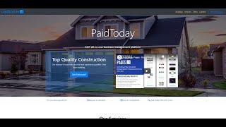 Construction Website Template - PaidToday