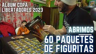 Abrimos 60 paquetes de figuritas del Álbum de La Copa Libertadores 2023 - Reacciones de Hinchas -