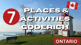 Discover Goderich, Ontario  | Unveiling 7 Must-Visit Places