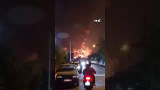 Tehran fuel facilities ablaze after targeted Israeli attack