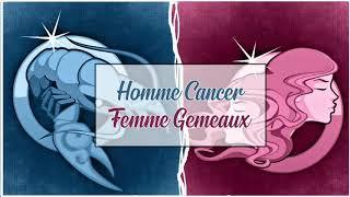 Homme Cancer  Femme Gémeaux : Compatibilité Amoureuse Astrologique