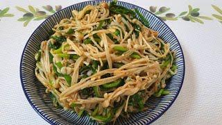 Салат из грибов и китайского лука