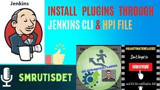 5.Jenkins CLI & HPI file for plugin