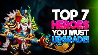 Top 7 Heroes you must upgrade in Hero Wars | Best Arena, Guild War & Asgard Teams!