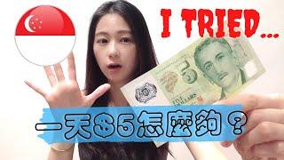 新加坡消費高得嚇死人？！挑戰！用5新幣過一天！在新加坡生活｜Cost of living in Singapore｜$5 a day challenge｜Angel Hsu 安琪兒