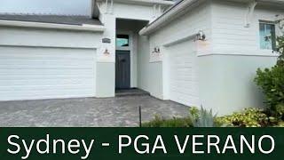 LUXURY NEW CONSTRUCTION HOME TOUR IN PGA VERANO - PORT SAINT LUCIE - THE SYDNEY