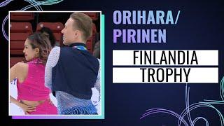 Yuka ORIHARA / Juho PIRINEN (FIN) | Ice Dance | Finlandia Trophy 2024 | #gpfigure