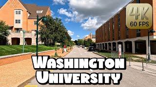 Driving Around Washington University Campus in 4k Video