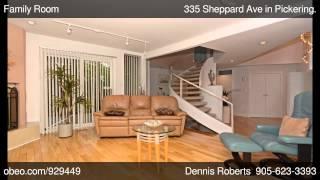 335 Sheppard Ave in Pickering. Pickering ON L1V1E6