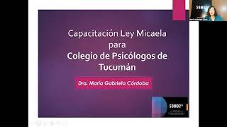 Capacitación "Ley Micaela" - Analía Lacquaniti / Maria Gabriela Córdoba - 22/05/20