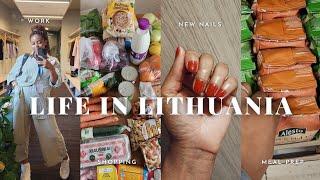 LITHUANIA VLOG: Summer is here, Shopping, groceries, and Meal prepping for the week. A personal vlog