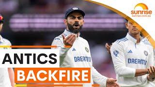 Was Virat Kohli in the wrong for sandpaper gesture? | Sunrise