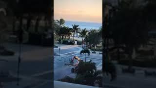 early morning construction in Pompano Beach steven Rosenberg