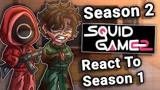 Season 2 Squid Game Reacts To Season 1 // Gacha React