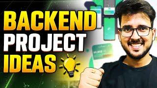 Backend project ideas for beginners  | Node JS tutorial #softwaredeveloper