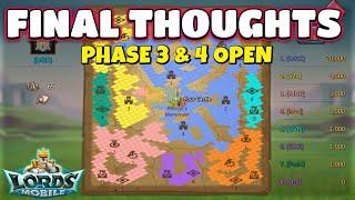 Guild Expedition Event Phase 3 & 4 Open! Final Thoughts! Lords Mobile