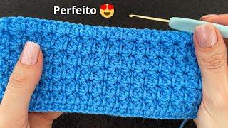 LOOK AT THIS PERFECT CROCHET STITCH WITH JUST 1 ROUND