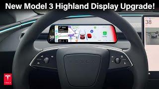 2024 Tesla Model 3 Highland Display with Visualization & Apple CarPlay Upgrade! #tesla