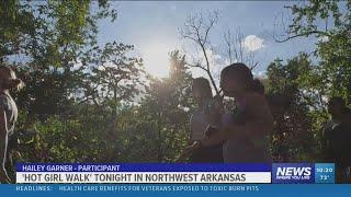 Women take to Fayetteville trail for 'Hot Girl Walk' trend