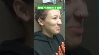 CLEANING NEW SEPTUM PIERCING - TEEN BEING RESPONSIBLE #funnyshorts  #septumpiercing #laugh