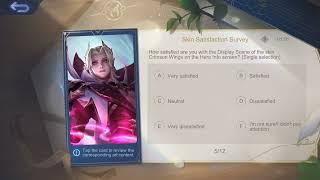 Skin Satisfaction Survey - Cecilion Crimson Wings | Collector Skin 20221107mon