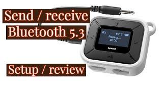 Syntech Bluetooth 5.3 Transmitter Receiver unboxing setup and review