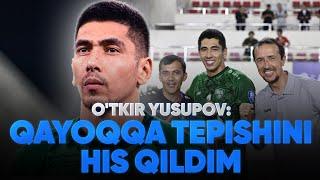 Penaltini qaytargan O'tkir Yusupov o'yindan keyin nimalar dedi?